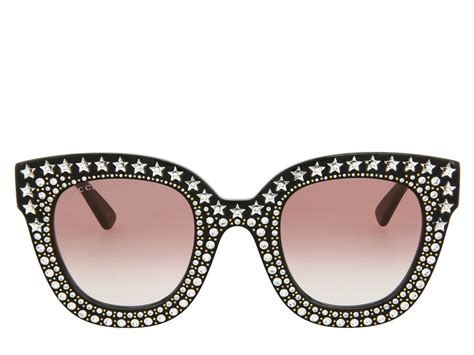 gucci star sunglasses pink|gucci authentic sunglasses.